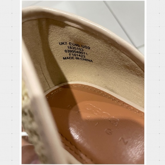 Asos Design Lisa Woven Ballet Flats - Picture 7 of 9